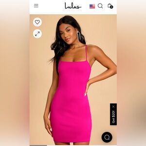 Flaunt It Magenta Bodycon Dress
Lulus